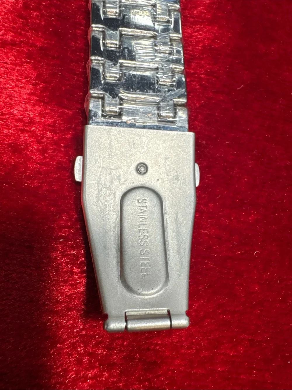 Diamond Maxx Genuine Diamond Watch Stainless Steel Not Working Missing Band Pin